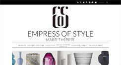 Desktop Screenshot of empressofstyle.com